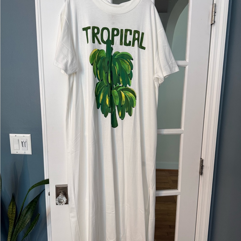 FARM Rio NWT White Tropical Maxi Dress
